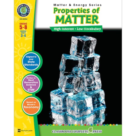 Properties Of Matter Resource Book, Grades 5-8